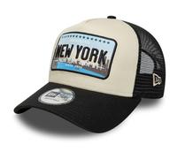 New Era Adults 9Forty New York Trucker Licence Plate Baseball Cap Hat Black