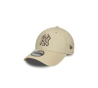 New Era Adult's 9Forty Outline MLB New York Yankees Baseball Cap Hat Light Beige
