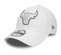 New Era Adult's 9Forty Outline NBA Chicago Bulls Baseball Cap Hat White