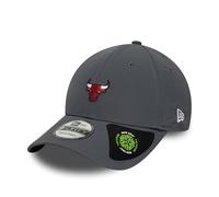 New Era Adult's 9Forty Recycled Mini NBA Chicago Bulls Baseball Cap Hat Dark Grey