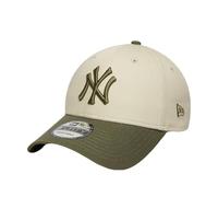 New Era Adult's 9Forty Side Patch MLB New York Yankees Baseball Cap Hat Light Beige