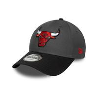 New Era Adult's 9Forty Side Patch NBA Chicago Bulls Baseball Cap Hat Charcoal