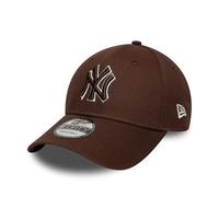 New Era Adult's 9Forty Team Outline MLB New York Yankees Baseball Cap Hat Brown
