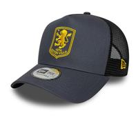 New Era Adults 9Forty Trucker Aston Villa Football Club E Frame Baseball Cap Hat Grey