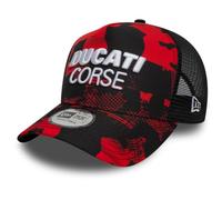 New Era Adults 9Forty Trucker Camo Ducati Motor Sport Baseball Cap Hat
