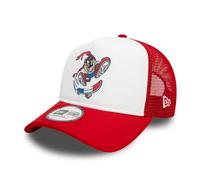 New Era Adult's 9Forty Trucker Character Taz Tasmanian Devil Looney Tunes Baseball Cap Hat White