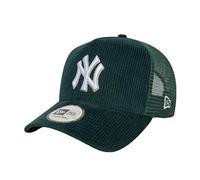 New Era Adult's 9Forty Trucker Cord MLB New York Yankees Trucker Baseball Cap Hat Dark Green