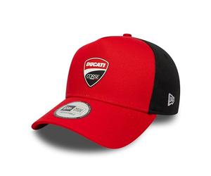 New Era Adult's 9Forty Trucker Ducati Motor Trucker Baseball Cap Hat Red