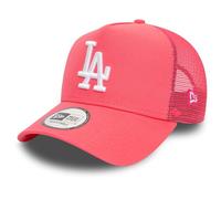 New Era Adult's 9Forty Trucker League Essential MLB Los Angeles Dodgers Baseball Cap Hat Pink