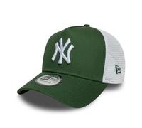 New Era Adults 9Forty Trucker League Essential MLB New York Yankees Baseball Cap Hat Dark Green