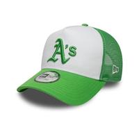 New Era Adult's 9Forty Trucker League Essential MLB Oakland Athletics Trucker Baseball Cap Hat Green