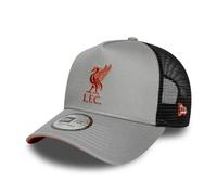 New Era Adults 9Forty Trucker Liverpool Football Club Baseball Cap Hat Grey