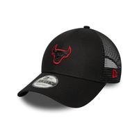 NEW ERA CHICAGO BULLS TRUCKER CAP.9FORTY NBA BLACK MESH BASEBALL STRAP HAT W25