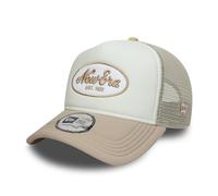 New Era Adult's 9Forty Trucker Oval Foam Patch Trucker Baseball Cap Hat White