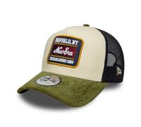 New Era Adults 9Forty Trucker Patch Cord Baseball Cap Hat Light Beige