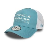 New Era Adult's 9Forty Trucker Seasonal Red Bull F1 Racing Trucker Baseball Cap Hat Pastel Blue