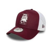 New Era Adult's 9Forty Trucker Seasonal Visa Cash App Racing Bulls Trucker Baseball Cap Hat Dark Red