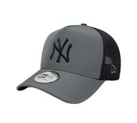 New Era Adult's 9Forty Trucker Sport MLB New York Yankees Baseball Cap Hat Grey and Black Curved Visor Snapback Adjustable