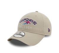 New Era Adult's 9Twenty Branded Baseball Cap Hat Light Beige