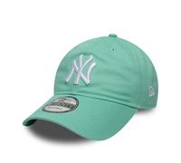 New Era Adult's 9Twenty League Essential MLB New York Yankees Baseball Cap Hat Green Pastel