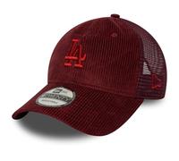 New Era Adult's 9Twenty Trucker Cord MLB Los Angeles Dodgers Trucker Baseball Cap Hat Dark Red