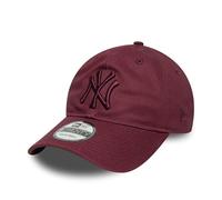 New Era Adult's League Essential MLB New York Yankees Baseball Cap Hat Dark Red