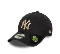 NEW ERA NEW YORK YANKEES RECYCLED BASEBALL CAP.9FORTY BLACK ADJUSTABLE HAT S25