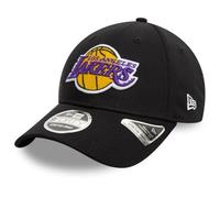 New Era Adult's Stretch Snap NBA Los Angeles Lakers Baseball Cap Hat Black
