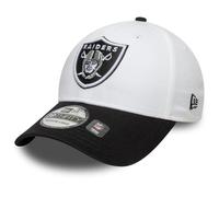 New Era Adult's Team Logo NFL Las Vegas Raiders Baseball Cap Hat White Size Medium/Large
