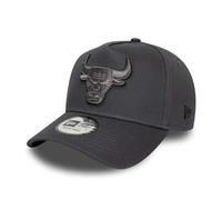 Chicago Bulls Team Outline Grey 9FORTY E-Frame Adjustable Cap