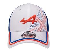 New Era Alpine F1 Silverstone Race Special White 9FORTY Adjustable Baseball Cap White/Blue/Red