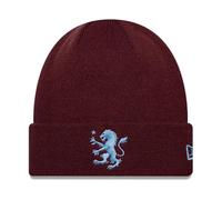 New Era Aston Villa Cuff Knit Beanie Hat, Burgundy