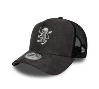 New Era Adults 9Forty Faux Suede Grey Trucker Aston Villa Football Club Baseball Cap Hat