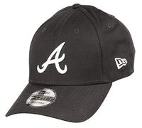 New Era Atlanta Braves 9forty Adjustable Cap Mlb Rear Logo Black/White - One-Size