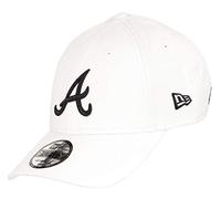 New Era Atlanta Braves 9forty Adjustable Cap Mlb Rear Logo White/Black - One-Size