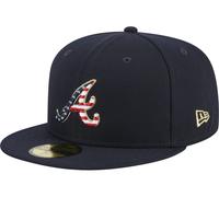 New Era Atlbraves 4th July 59fifty Cap Blue