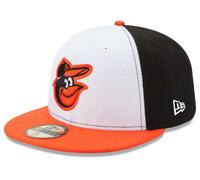 New Era Baltimore Orioles AC Performance Home 59Fifty Fitted Cap MLB Authentics