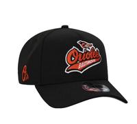 New Era Baltimore Orioles Black Classic Edition 9Forty A Frame Snapback Cap, black, One Size