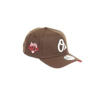 New Era Baltimore Orioles MLB 60th Anniversary Sidepatch Walnut 9Forty A-Frame Snapback Cap