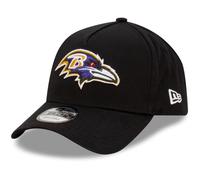 New Era Baltimore Ravens NFL Evergreen Black 9Forty Adjustable A-Frame Cap