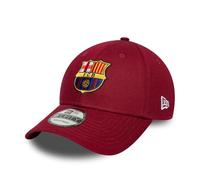 FC Barcelona Football Core Logo New Era 9Forty Baseball Cap Kids - Dark Red