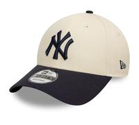 New Era Colour Block 9forty New York Yankees Cap Beige