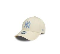 New Era Baseball Cap Women's League Essential 9Forty New York Yankees Light Coral Pastel Blue