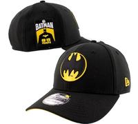 New Era Batman 85th Anniversary 39Thirty Fitted Hat (UK, Alpha, M, L, Black)