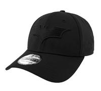 New Era Batman Dark Knight Trilogy Logo Black on Black 39Thirty Fitted Hat (UK, Alpha, S, M, Black)