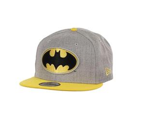 New Era Batman DC Two Tone Grey Yellow 9Fifty Adjustable Snapback Cap