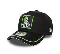 NEW ERA BEETLEJUICE PIPING BASEBALL CAP.9 FORTY E FRAME BLACK ADJUSTABLE HAT W24