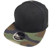 New Era Blank Black Camo Snapback Cap 9Fifty 950 Original Fit Blanko Kappe Mens