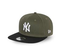 New Era Boy's Colour Block 950 New York Yankees Boys Cap, Olive, 6 Years UK