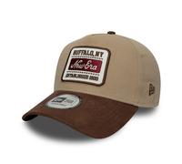 New Era Adult's 9Forty E Frame Patch Baseball Cap Hat Light Beige